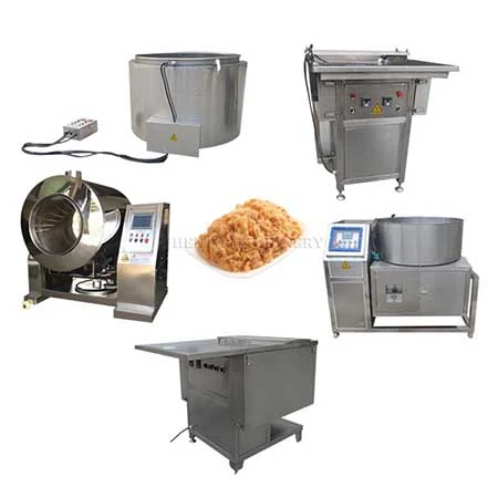 Linha de produção de fio dental de carne de frango