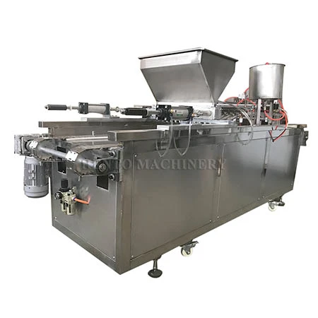Máquina de enchimento de pasta de bolo de copo